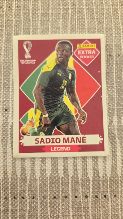 Panini Extra Sticker – Sadio Mané LEGEND | Mundial Qatar 2022