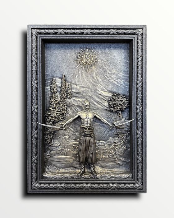 Авторська рельєфна картина "Баланс сили"