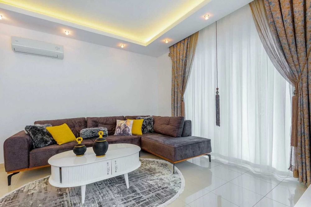 2-кімнатна квартира, Оба, Аланія, Туреччина