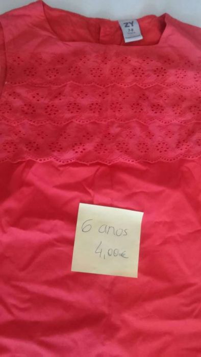 Vestido da Zippy para 6 anos