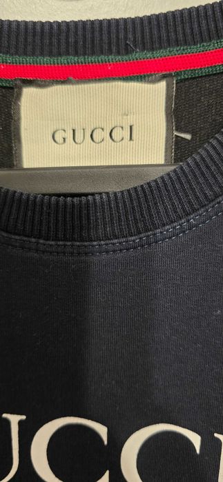 Granatowa bluza Gucci