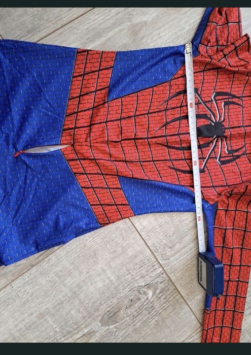 Rozm 110/116 (120) - Przebranie, strój Spider-Man - niebieski/czerwony