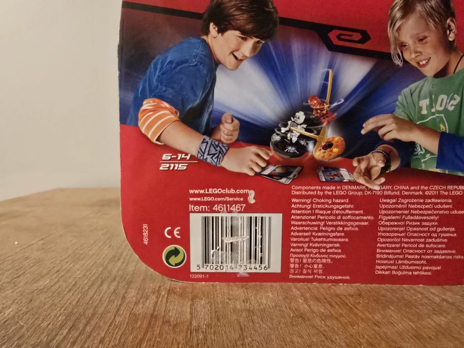 Lego Ninjago 2115 Bonezai blister z klockami model wycofany