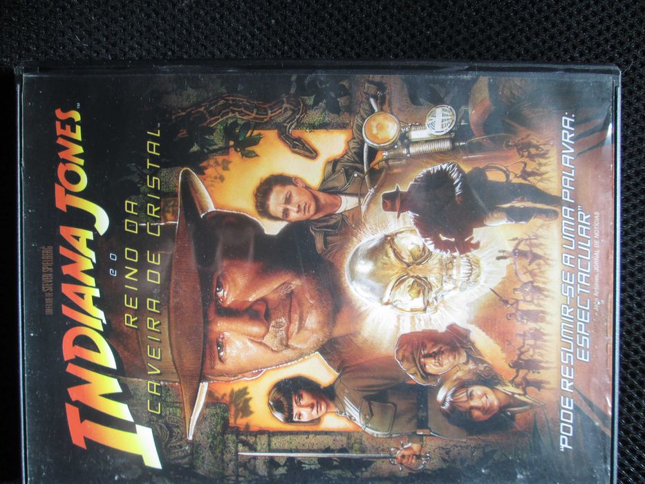 DVD Indiana Jones, No Reino da Caveira de Cristal, de Steven Spielberg