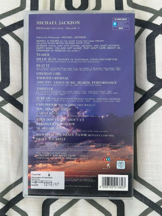 VHS Michael Jackson originais!