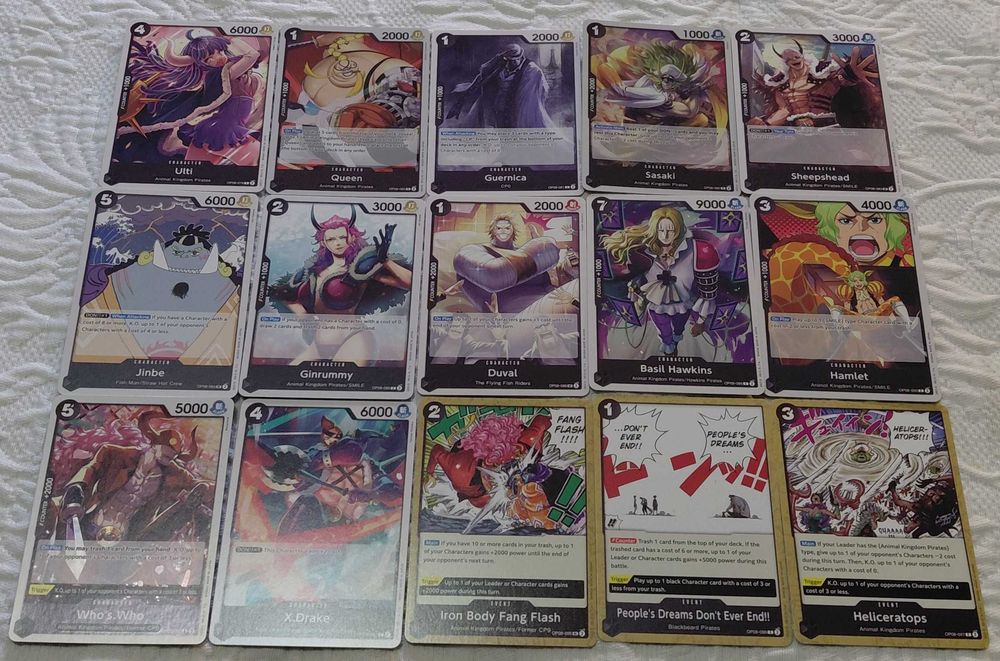 Lote De 82 Cartas One Piece TCG OP08