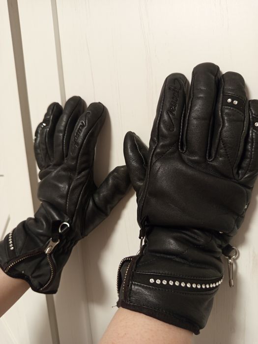 Skórzane damskie rękawice "Rękach JASMINE"