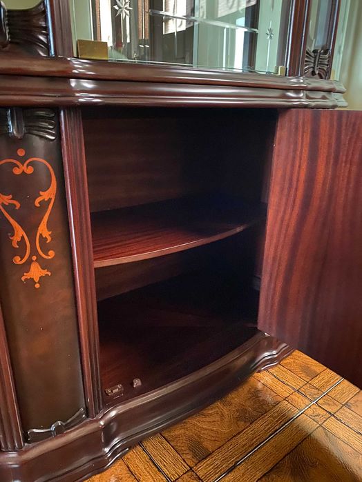 Vitrine madeira/vidro