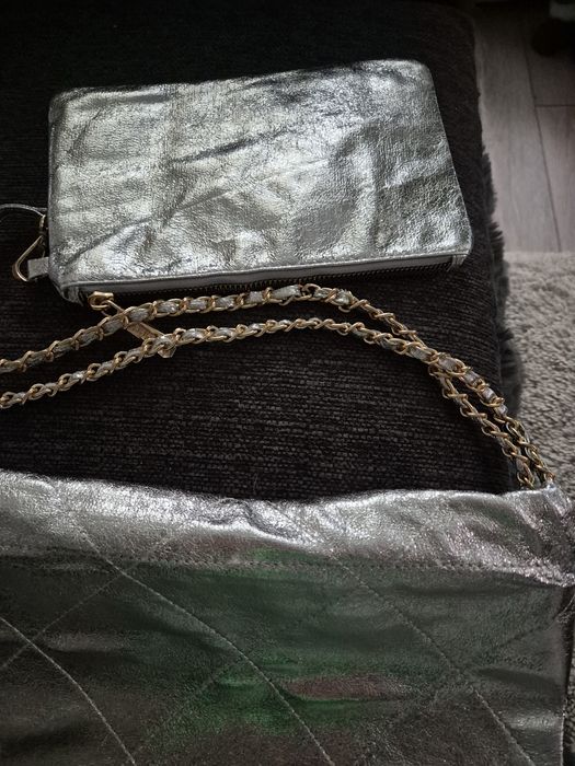 Nowa srebrna torba