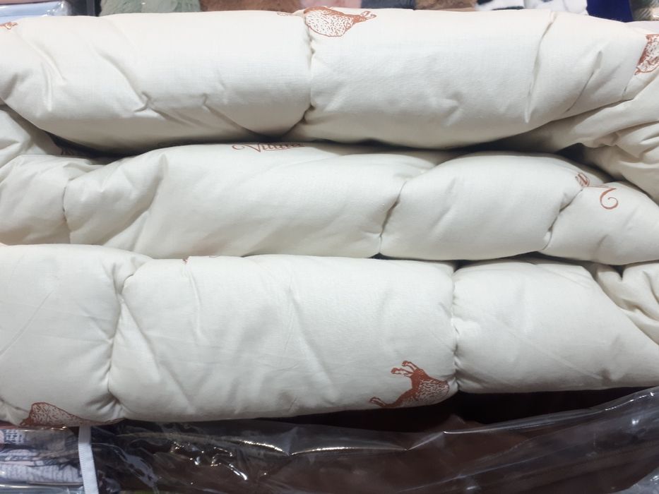 Одеяло VILUTA Шерстяное в Хлопковой ткани.Натуральное.Зимнее.Теплое.