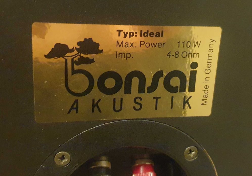 Wyjtkowe kolumny stereo Bonsai Akustik Ideal , okazja jedyne Radzy  Chemiski  OLX.pl