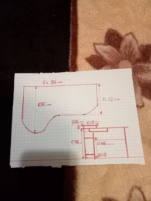 Стол угловой письменный/компьютерный
