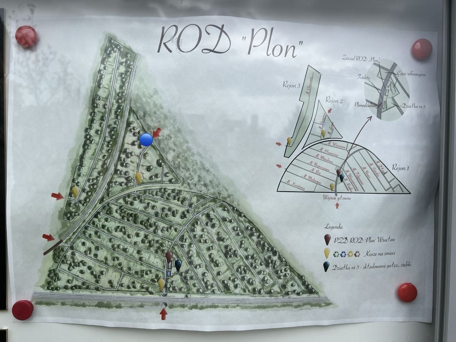 Działka ROD Plon 315 m2
