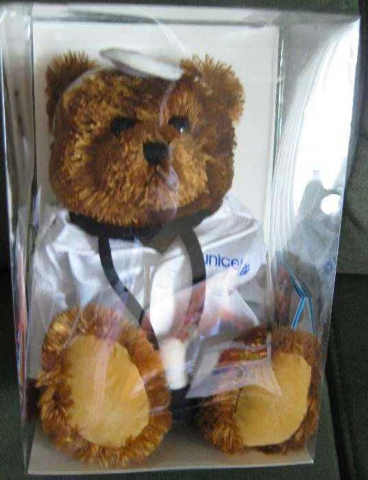 Urso Médico Unicef Novo em embalagem original