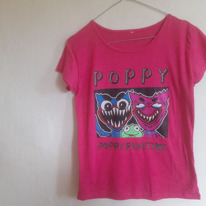 T-shirt biały i różowy , rozmiar L, 2 szt