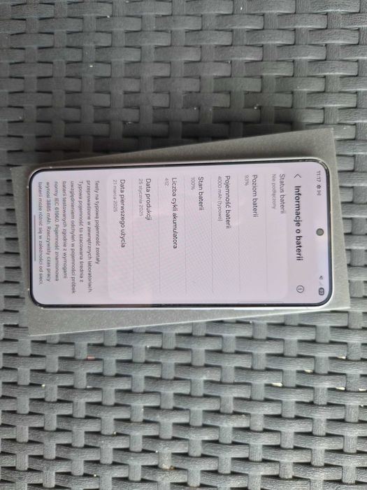 Samsung S25 128GB silver shadow
