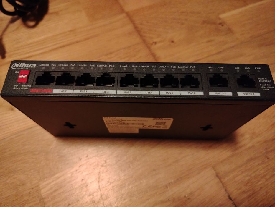 sSwitch POE Dahua 8poe+2gbit PFS3010-8ET-96-V2