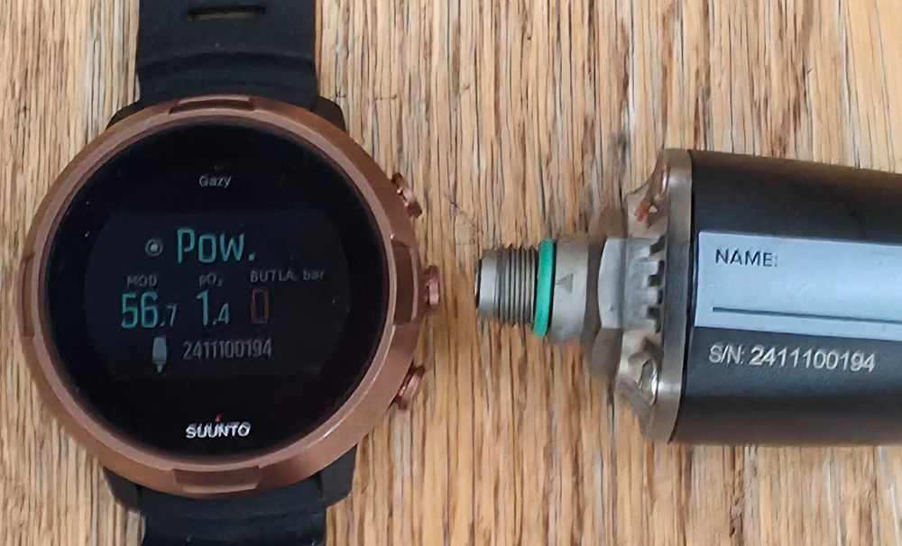 Komputer nurkowy Suunto D5 Copper + TANK POD