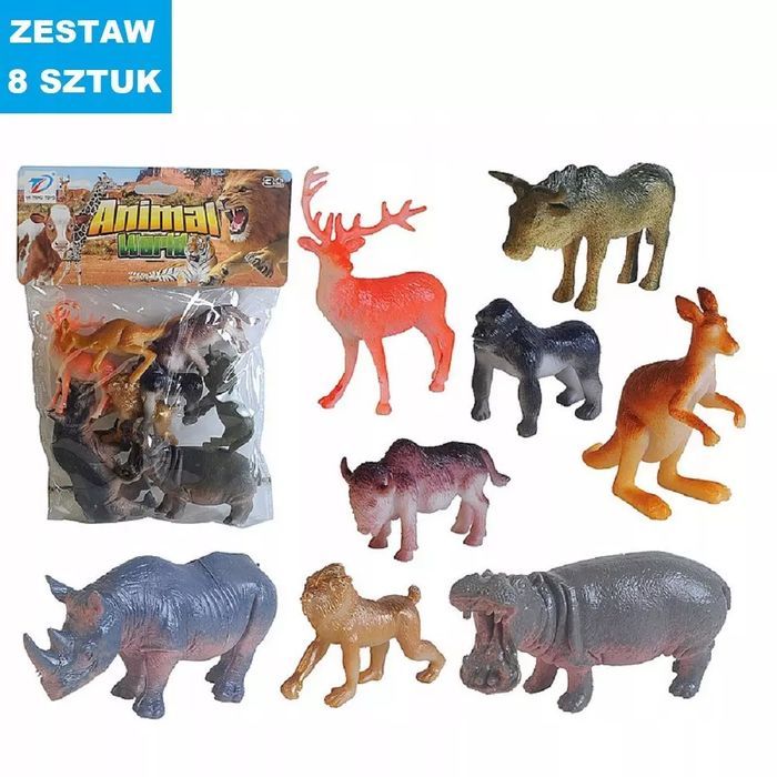 DUŻE ZWIERZĘTA (seria 1) - 8 szt.. Adar