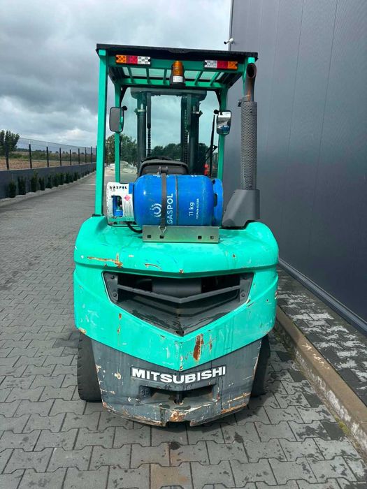 Wózek widłowy Mitsubishi FG35, 2018 r, niski przebieg, maszt standard.
