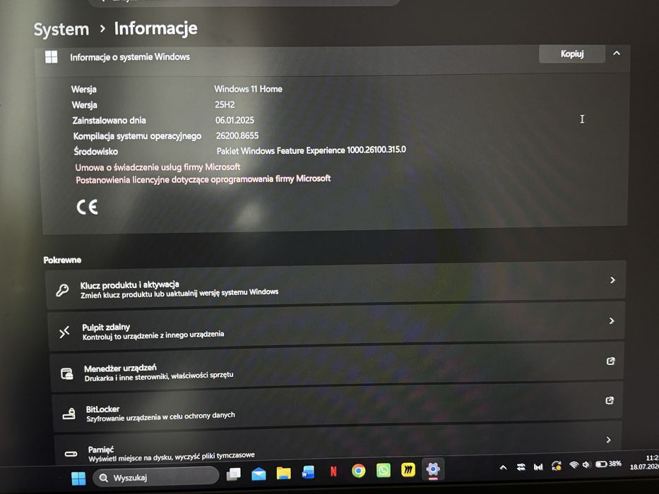 Laptop w stanie idealnym matebook d15 huawei