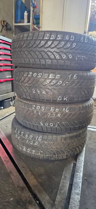 4szt opony zimowe Bridgestone _ 206/60/16