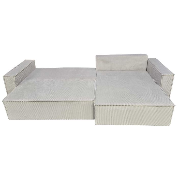 Narożnik Rogówka sztruksowa NOCA 270x143 Funkcja spania i pojemnik