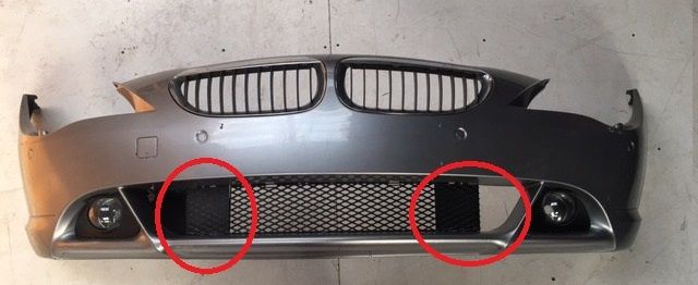 tampa grelha bmw e60 e61 intercooler entrada ar