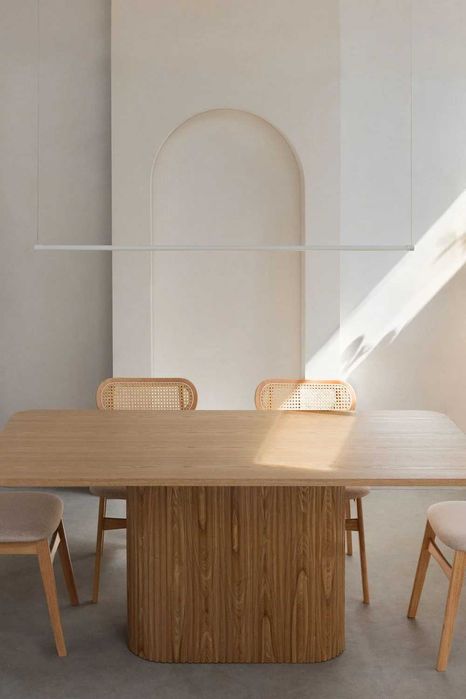 Lâmpada de teto suspensa linear LED 120 cm em metal Bergene da Sklum