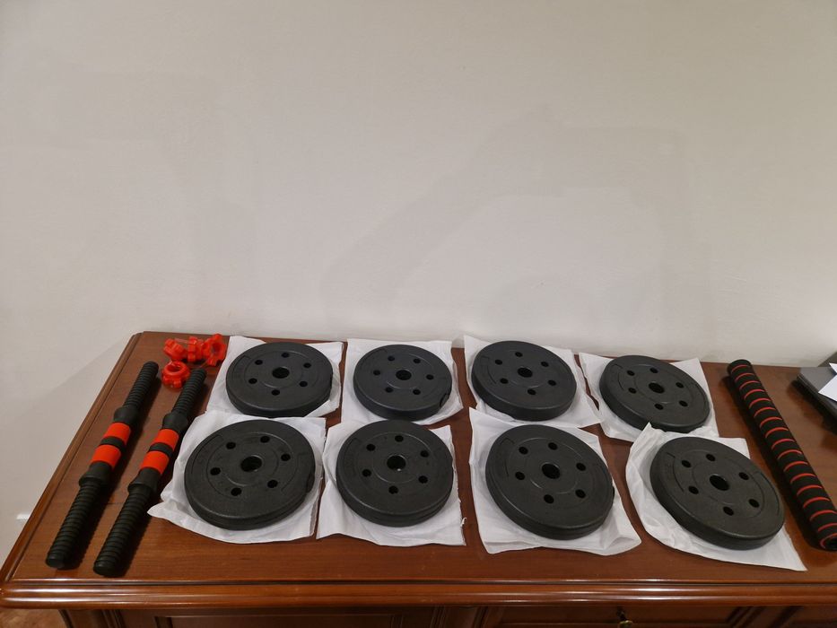 Conjunto halteres 14 kg