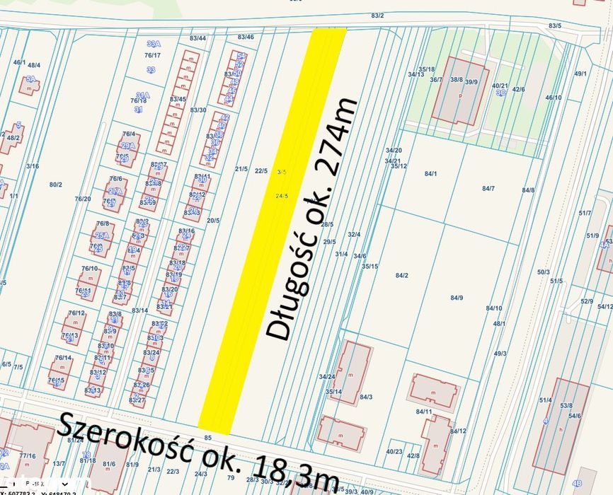 5059 m² | MPZP | pod szeregowce | 2 drogi | Nowy Dwór Mazowiecki