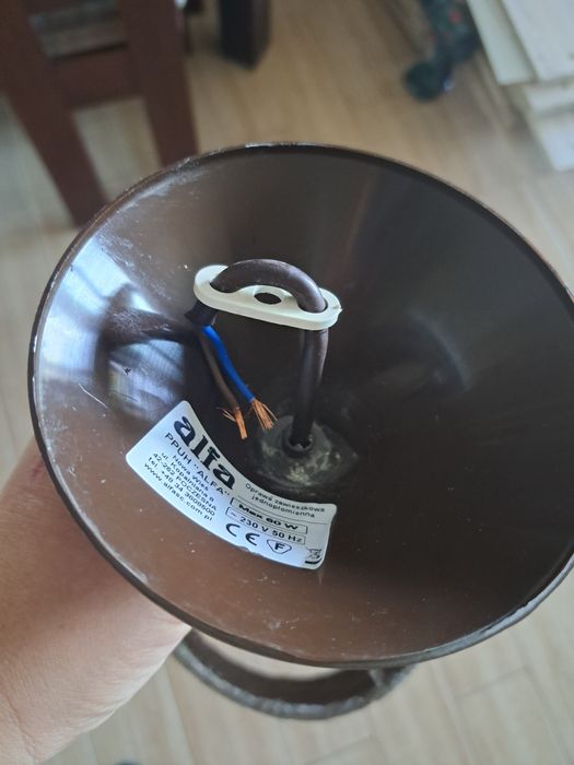 Lampa sufitowa brązowa