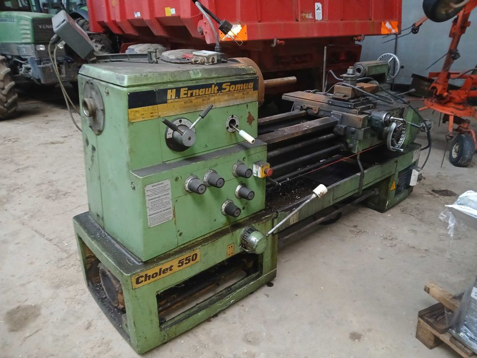 Tokarka cholet 550 wiertarka moderniz  tour szlifierka slupowa