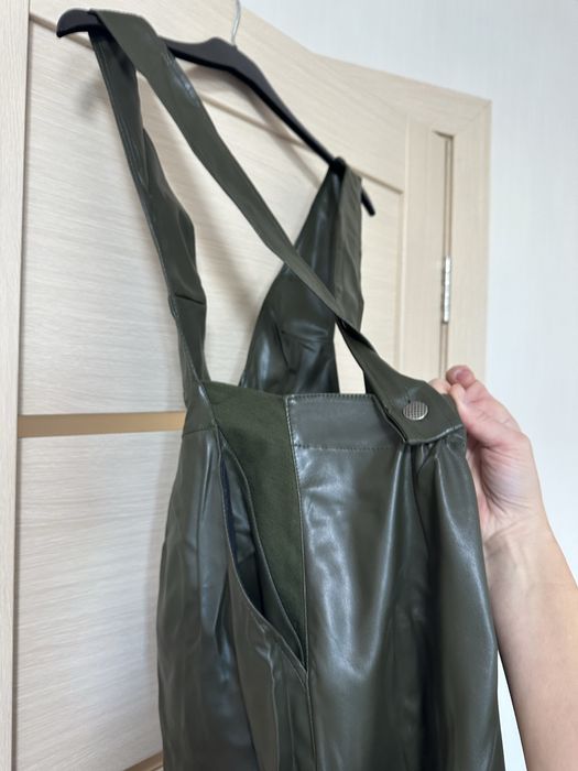 Сарафан для вагітних з екошкіри