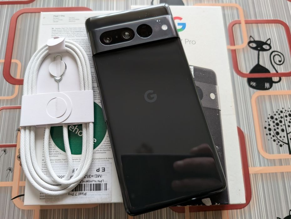 Google Pixel 7 Pro Obsidian 12-128Gb/Neverlock/2-Sim/NFC/Без Вигорання