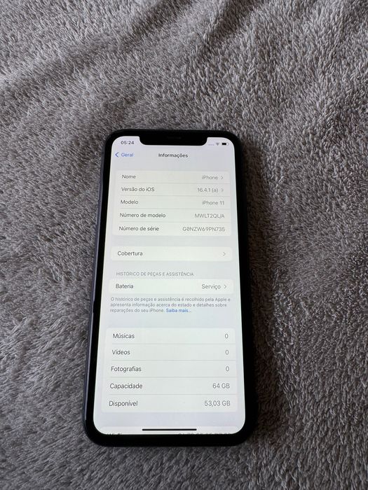 iPhone 11 Preto 64gb