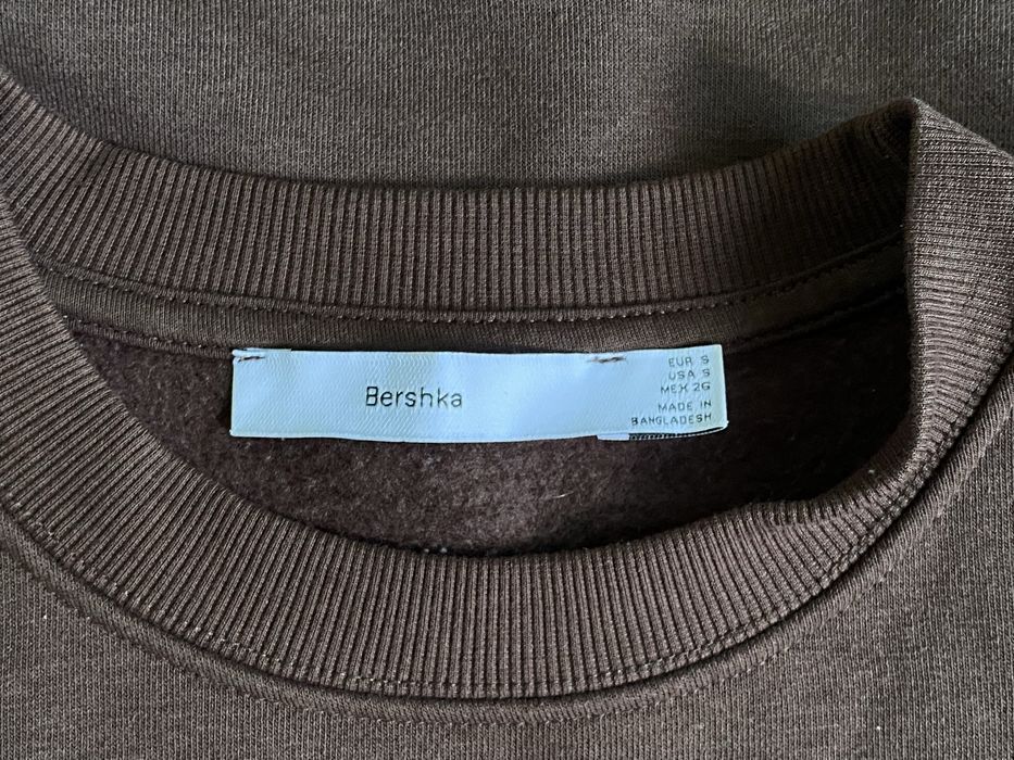 Світшот оверсайз на флісі  Bershka, НЕ НОШЕНИЙ, розмір S