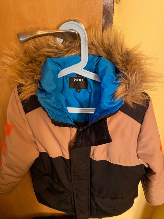Kurtka dkny 134 cm parka zimowa !