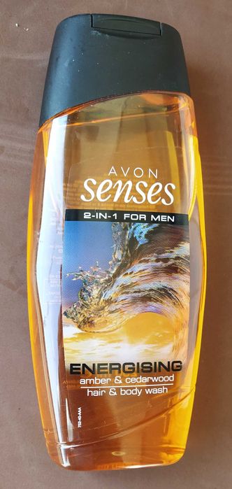 Champoo e gel de Banho Avon – senses – “ 2 em 1- Homem