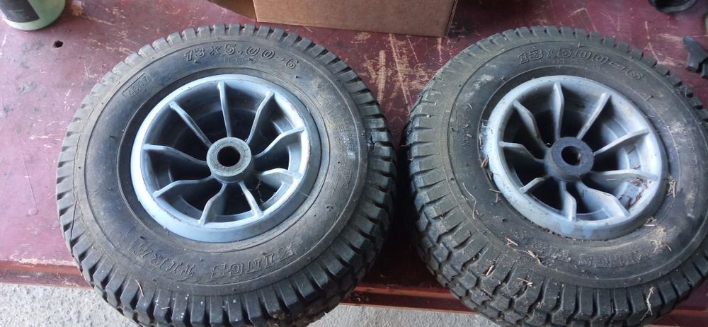 Traktorek kosiarka koła