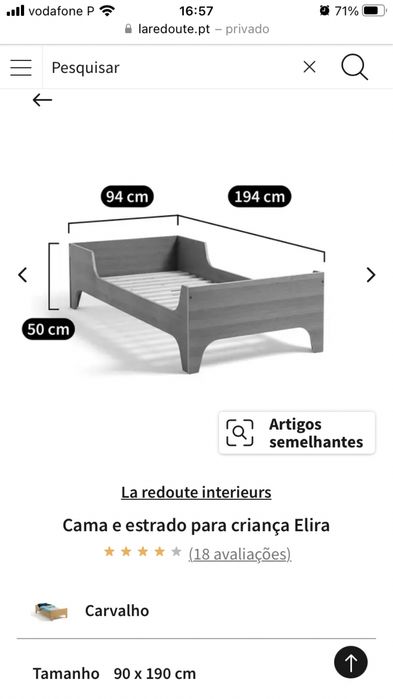 Cama Laredoute 90x190