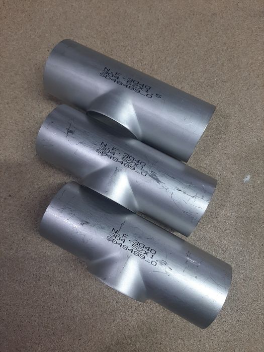 Тройник нержавеющий приварной DIN AISI 304 Ду 50 (52x1,5)