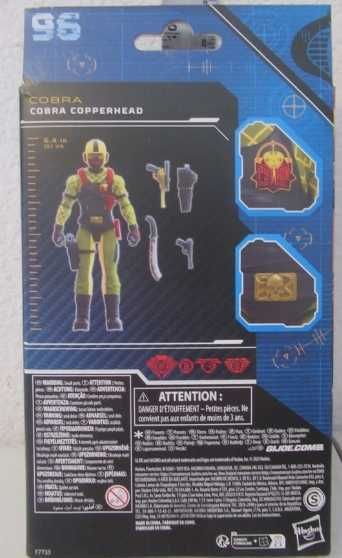 GI JOE GIJOE Classified Copperhead (Python Patrol) #96 (NOVO SELADO)