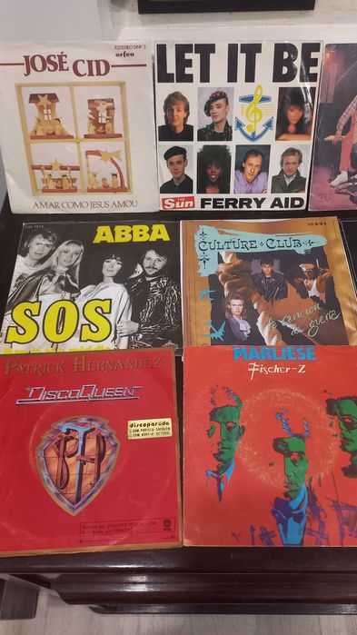 Lote 40 discos de vinil