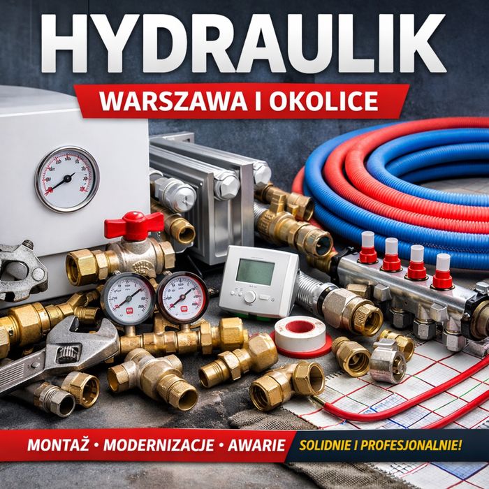 Hydraulik Warszawa | Wod-Kan | CO | Podłogówka | Montaż Pieców | Awari