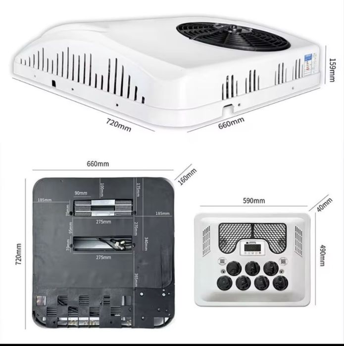 Ar condicionado 12 v para autocaravana