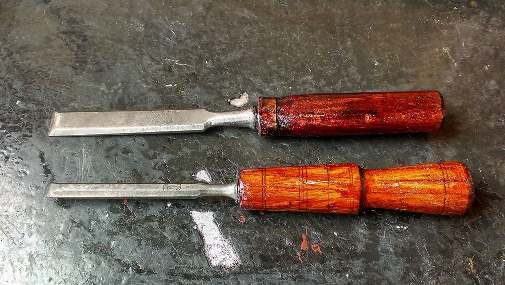 Стамеска плоская старинная В-10,В-20 Ulmia Germany,ПЖЗ,ЗИЗ СССР