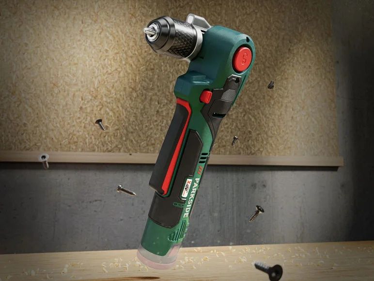 Акумуляторна кутова дриль PARKSIDE® 12 В »PWBSA 12 A1«, без акумулятор