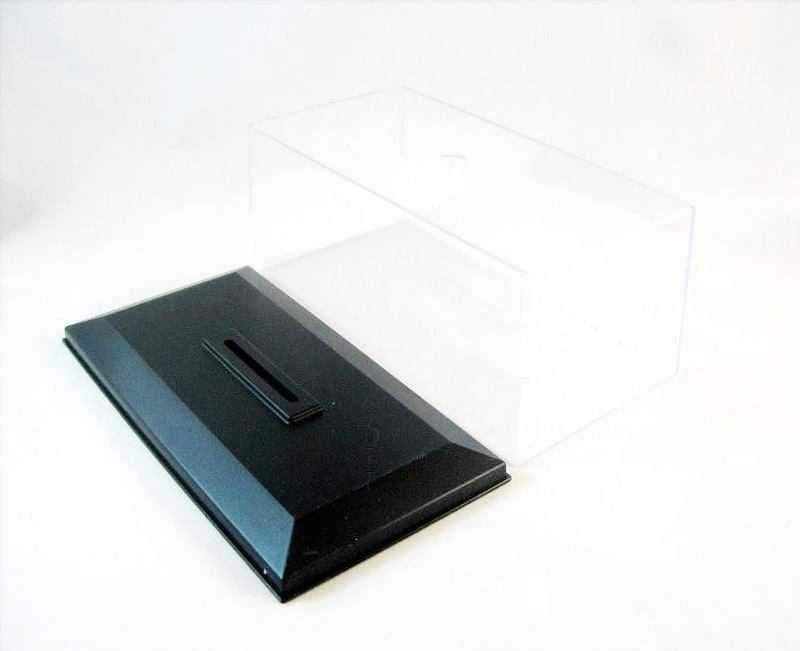 Caixa para miniaturas 1/43 Base preta com abertura