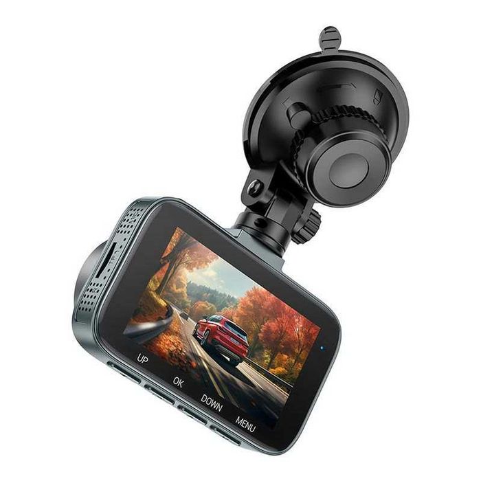 Компактний автомобільний відеореєстратор HOCO DV5 Full HD 1080p 3.0" IPS, 140°
